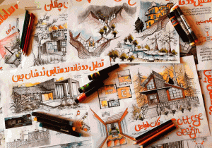 آموزش فونت در اسکیس معماری