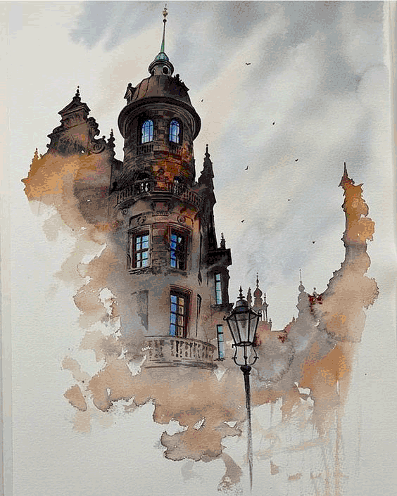 آموزش راندو با آبرنگ