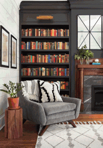 آموزش طراحی دکوراسیون کتابخانه