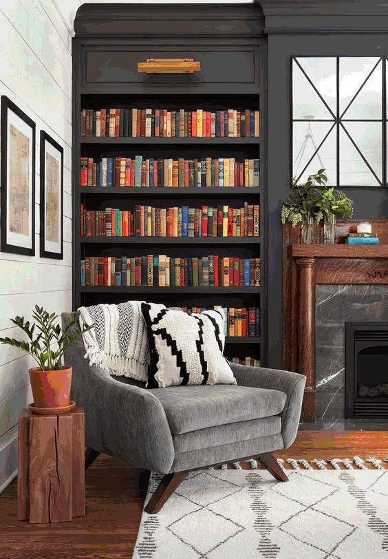 آموزش طراحی دکوراسیون کتابخانه