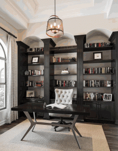 آموزش طراحی دکوراسیون کتابخانه