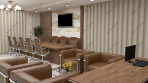 طراحی داخلی اتاق مدیر