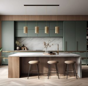 رنگ‌ها در طراحی آشپزخانه